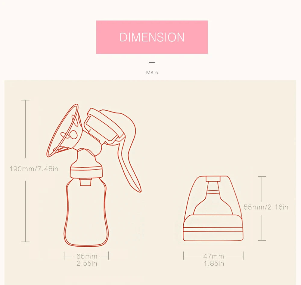 Comfort-Fit Manual Breast Pump